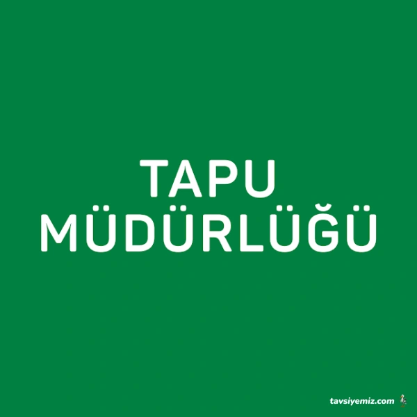 Ahırlı Tapu Müdürlüğü