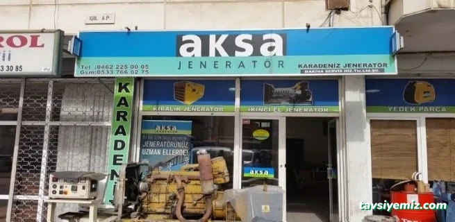 Aksa Karadeniz Jeneratör Makina Servis Hizmetleri Tic. Ltd. Şti.