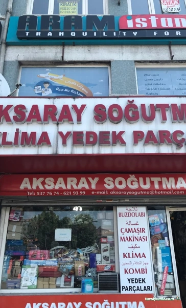 Aksaray Soğutma Klima Kombi Yedek Parça