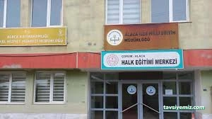 Alaca Halk Eğitimi Merkezi Ve Aso