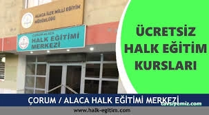 Alaca Halk Eğitimi Merkezi Ve Aso