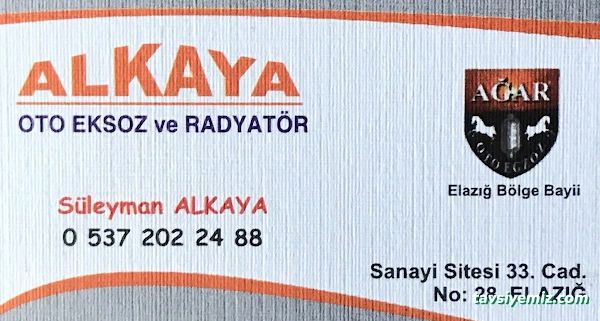 Alkaya Oto Egzoz Ve Radyatör