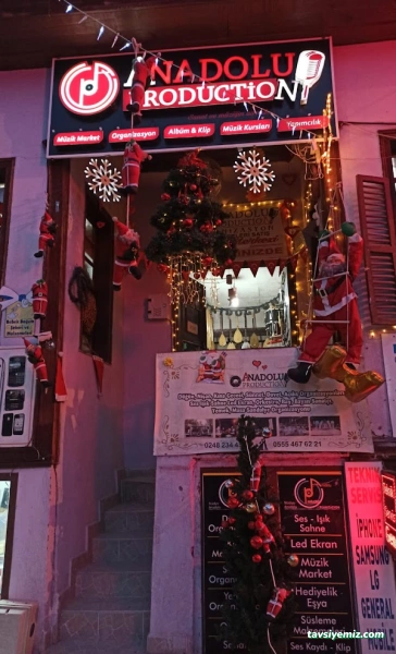 Anadolu Production(Parti Ve Süsleme Malzemeleri,Organizasyon,Müzik Market,)