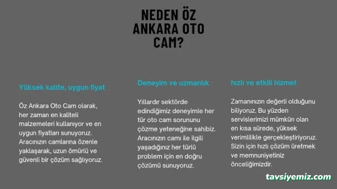 Ankara Oto Cam