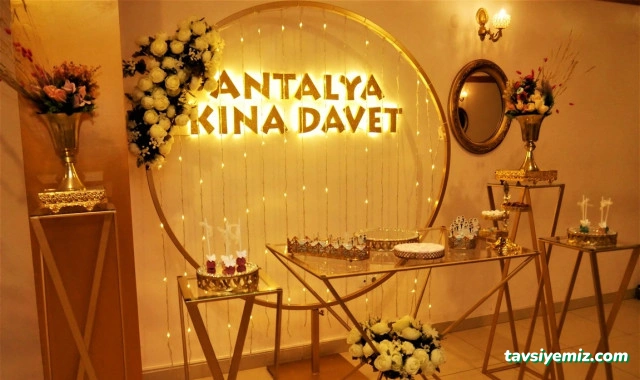 Antalya Görsel Organizasyon Nişan Kına Düğün Ve Davet Salonu