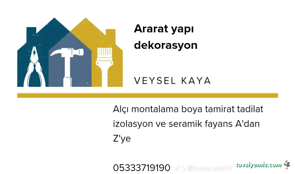 Ararat Yapı Dekorasyon - İzmir Menemen - 1