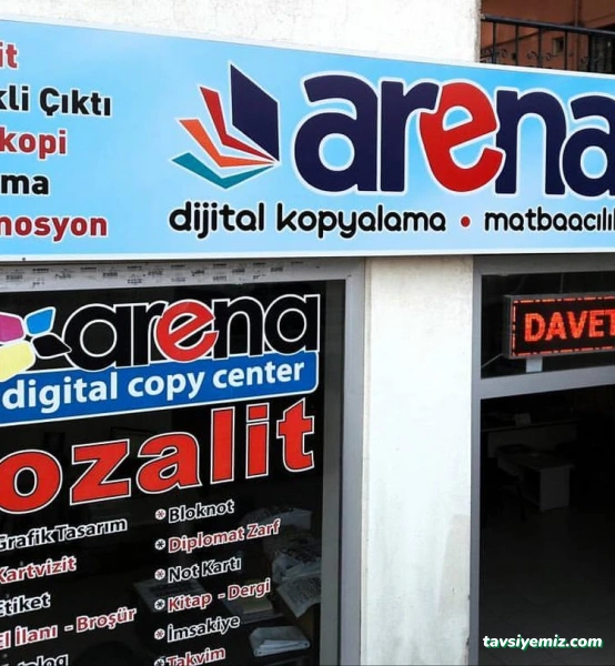 Arena Dijital Kopyalama Ve Matbaacılık