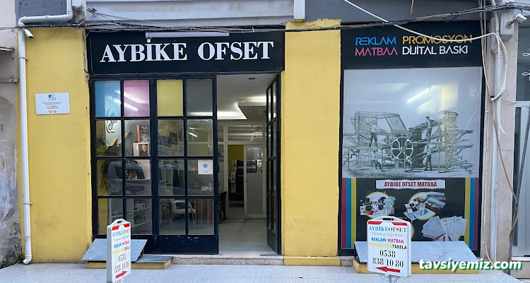 Aybike Ofset | Matbaa | Reklam | Tabela