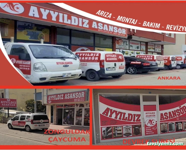 Ayyıldız Asansör Ankara - Sincan Etimesgut Asansör Arıza Bakım Revizyon Montaj Firması