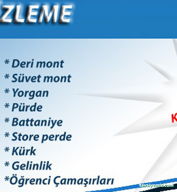 Ordu Kuru Temizleme - Özen Kuru Temizleme