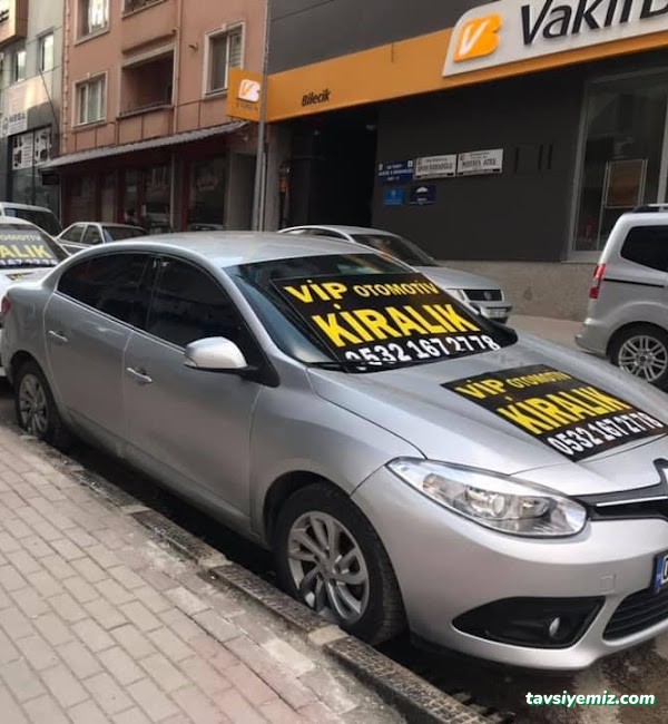 Bilecik Vıp Rent A Car - Bilecik Rent A Car, Bilecik Oto Kiralama