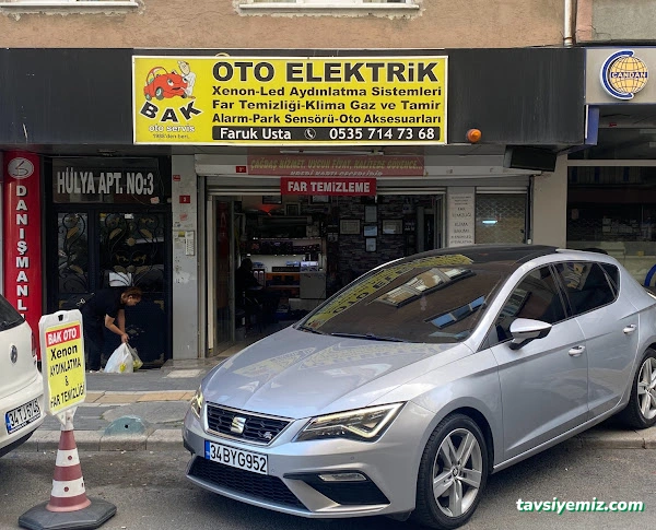 Bak Oto Elektrik Klima Bakım Onarım, Far Temizliği Akü, Aydınlatma Sistemleri Ve Far Merkezi Faruk Usta