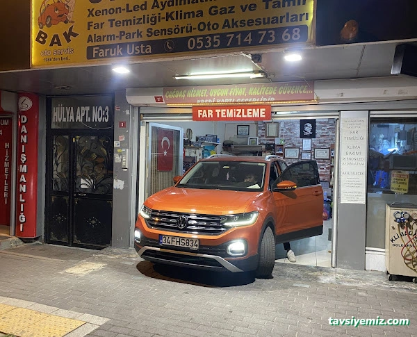 Bak Oto Elektrik Klima Bakım Onarım, Far Temizliği Akü, Aydınlatma Sistemleri Ve Far Merkezi Faruk Usta