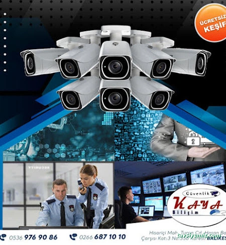 Balıkesir Kaya Bilişim Güvenlik Kamera- Yangın Alarm Sistemleri