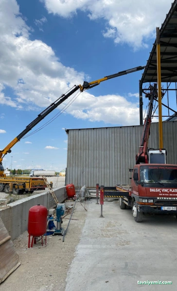 Balıkesir Vinç Ve Sepetli Vinç Kiralama Dalgıç Vinç