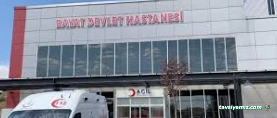 Bayat Devlet Hastanesi - Çorum Bayat - 1