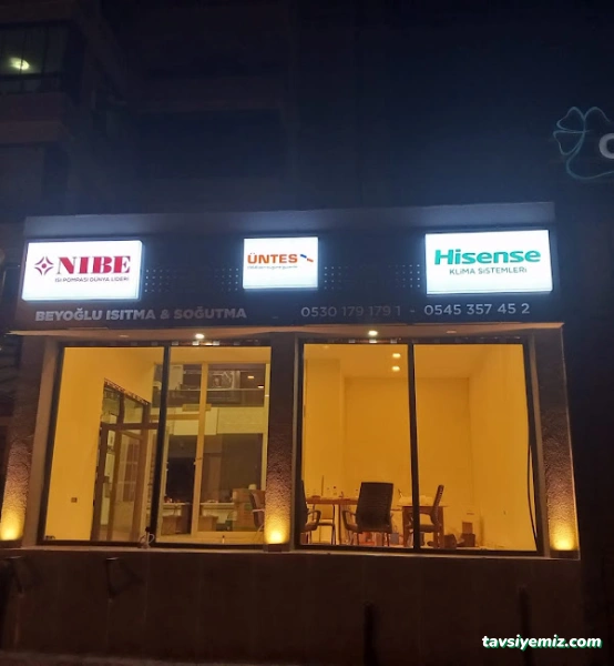 Beyoğlu Isıtma Soğutma Isı Pompası & Kombi & Şofben & Klima & Kazan & Termisifon Bakım Tamir Montaj Servis