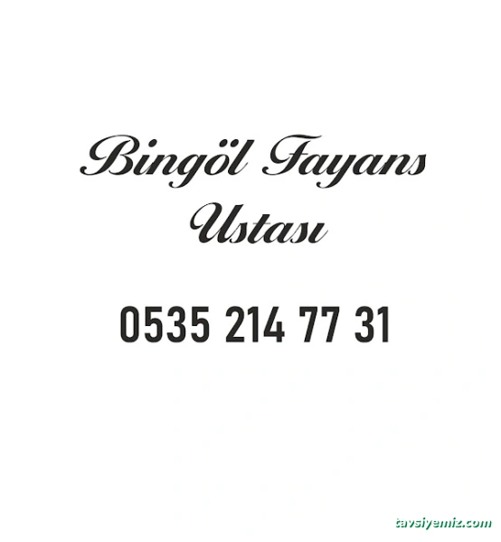 Bingöl Fayans Seramik Satış Ve İşçilik