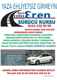 Bitlis Sürücü Kursu