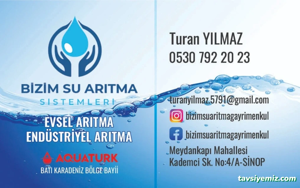 Bizim Su Arıtma Sistemleri 7/24 Su Arıtma Servisi
