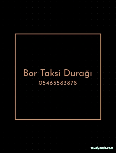 Bor Taksi Durağı