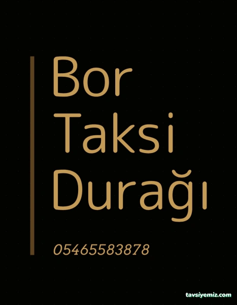 Bor Taksi Durağı