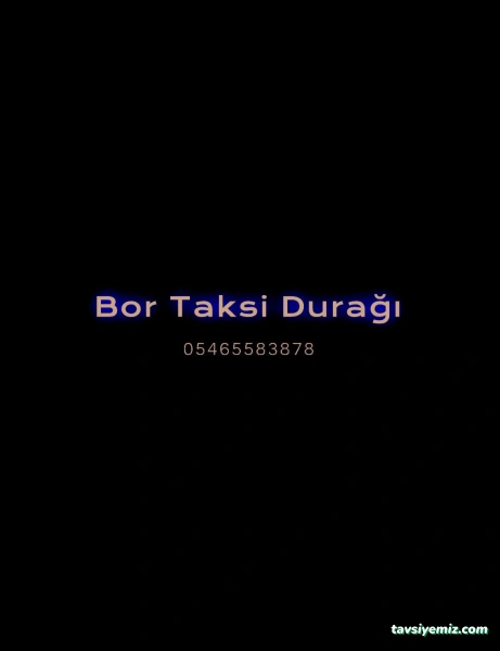 Bor Taksi Durağı