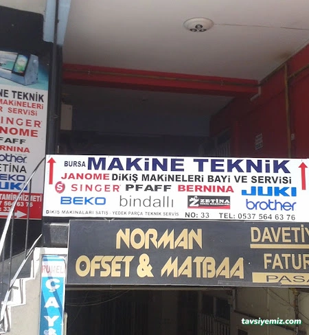 Bursa Makine Teknik Dikis Makineleri Satışı Ve Servisi Janome Bayi Ve Servisi