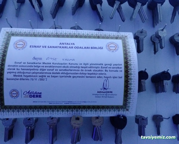 Konyaaltı Çilingir Antalya