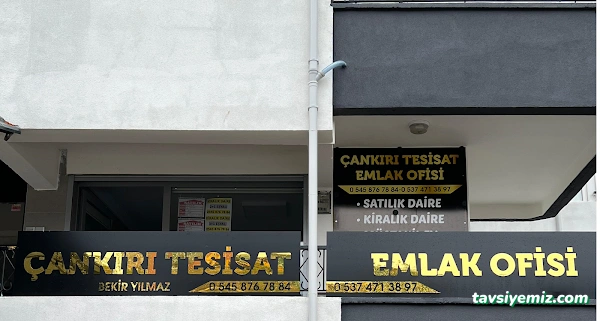 Çankırı Tesisat Emlak Ofisi