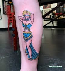 Lady Needle Tattoo