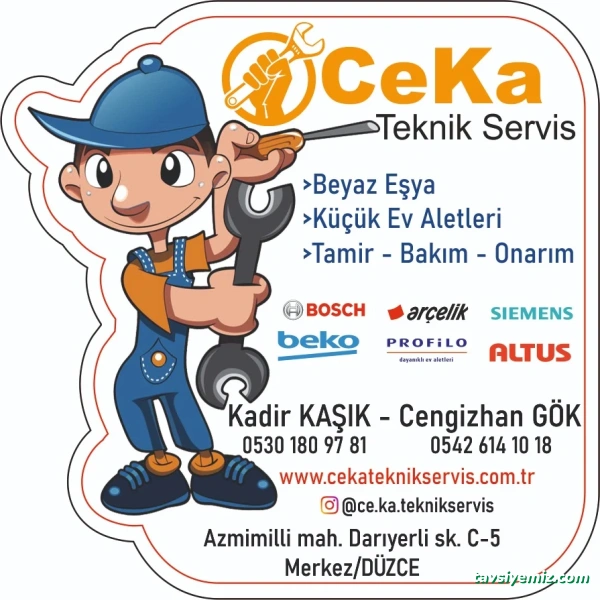 Ceka Beyaz Eşya Teknik Servis
