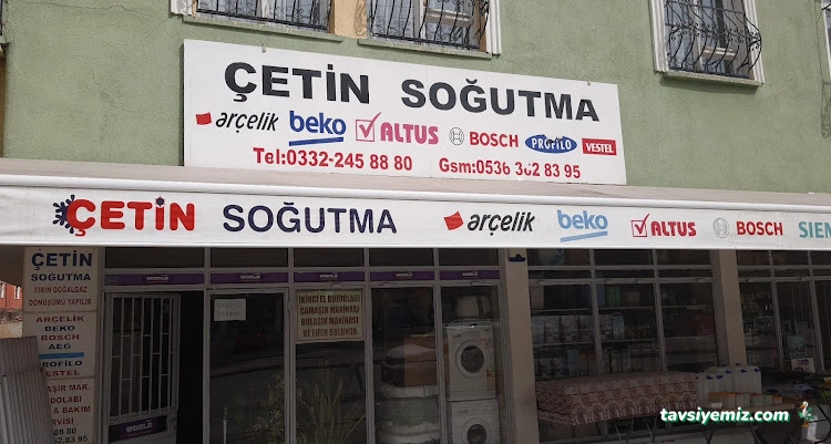 Çetin Soğutma Beyaz Eşya Servisi Konya
