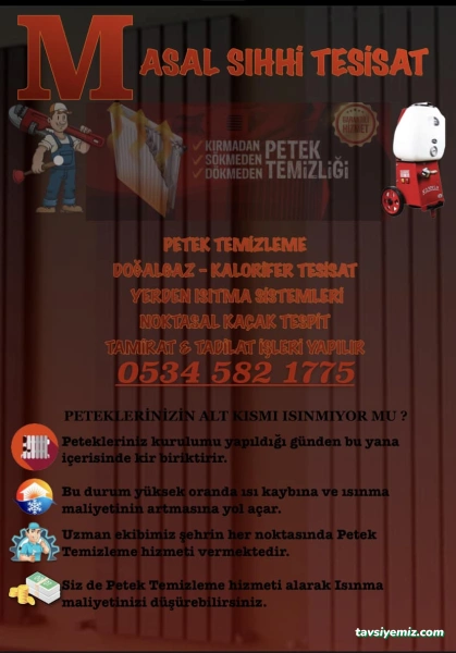 Çorum Kaçak Tespit Ve Masalsu Tesisatı