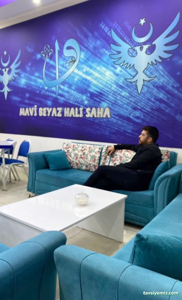 Mavi Beyaz Halı Saha