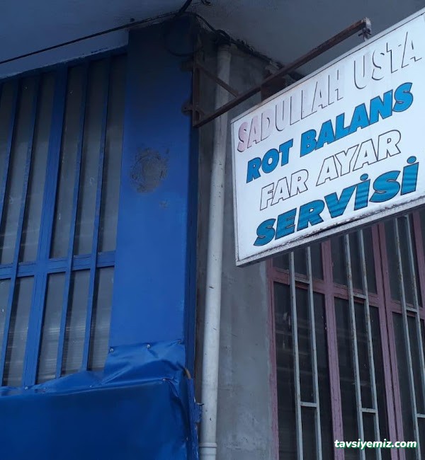 Sadullah Usta Rot Balans Servisi