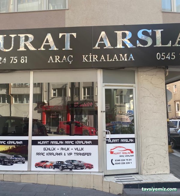 Sivas Araç Kiralama-Murat Arslan Sivas Rent A Car
