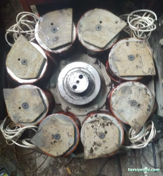 Değirmen Bobinaj Jenerator Ve Dalgıç Pompa Her Türlü Endüvi Sarımı Elektrikli Bisiklet Motoru Sarımı Roterdar Sarımı