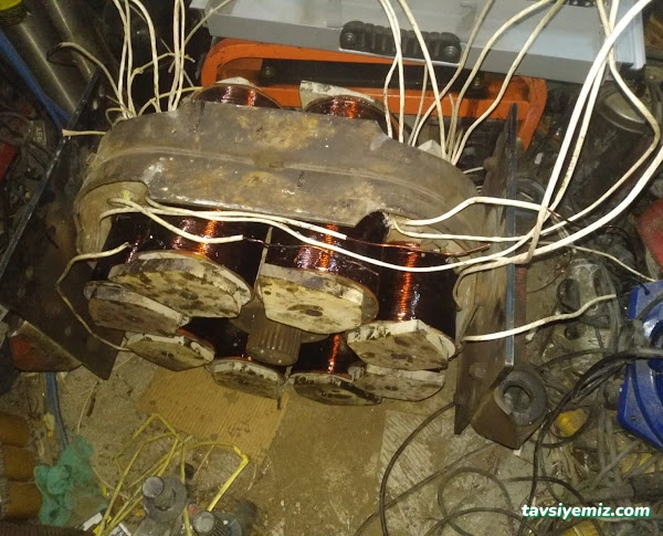 Değirmen Bobinaj Jenerator Ve Dalgıç Pompa Her Türlü Endüvi Sarımı Elektrikli Bisiklet Motoru Sarımı Roterdar Sarımı