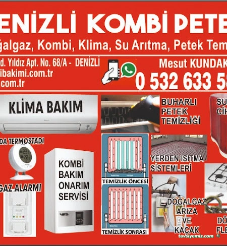 Denizli Kombi Klima Bakım Ve Tamir Servisi