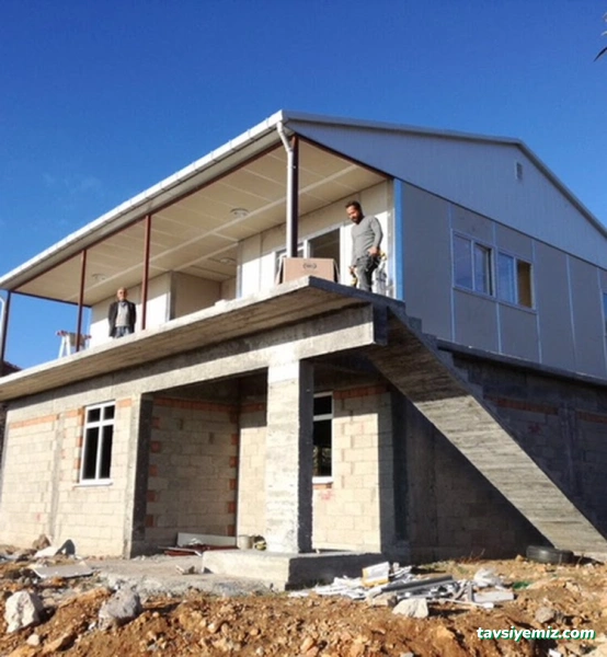 Depkon Denizli Prefabrik Ev Konteyner Kabin Çelik Ev