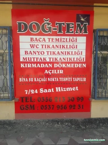 Doğ-Tem Baca-Kanal-Su Ariza
