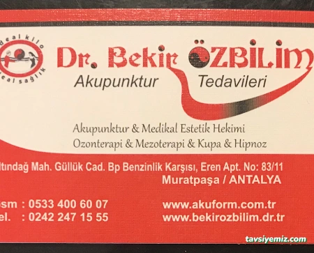 Dr. Bekir Özbilim, Akupunktur Muayenehanesi