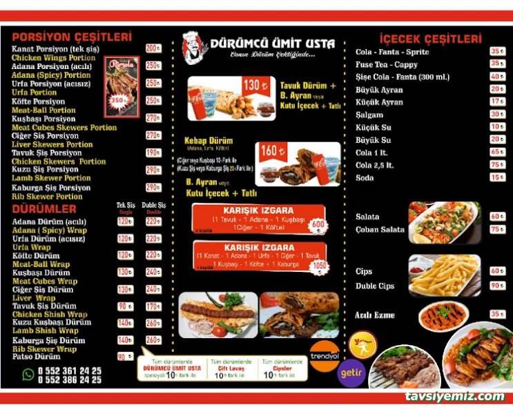 Dürümcü Ümit Usta Çalış Şube