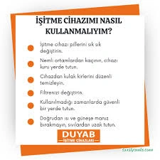 Duyab İşitme Giresun İşitme Cihazları Satış Tamir Bakım Uygulama Merkezi