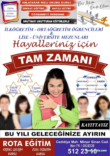 Düzce Rota Eğitim - Kişisel Gelişim & Özel Öğretim Kursu