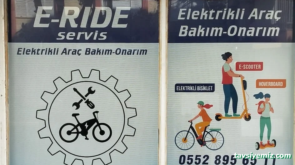 E-Ride Antalya Elektrikli Scooter Servis