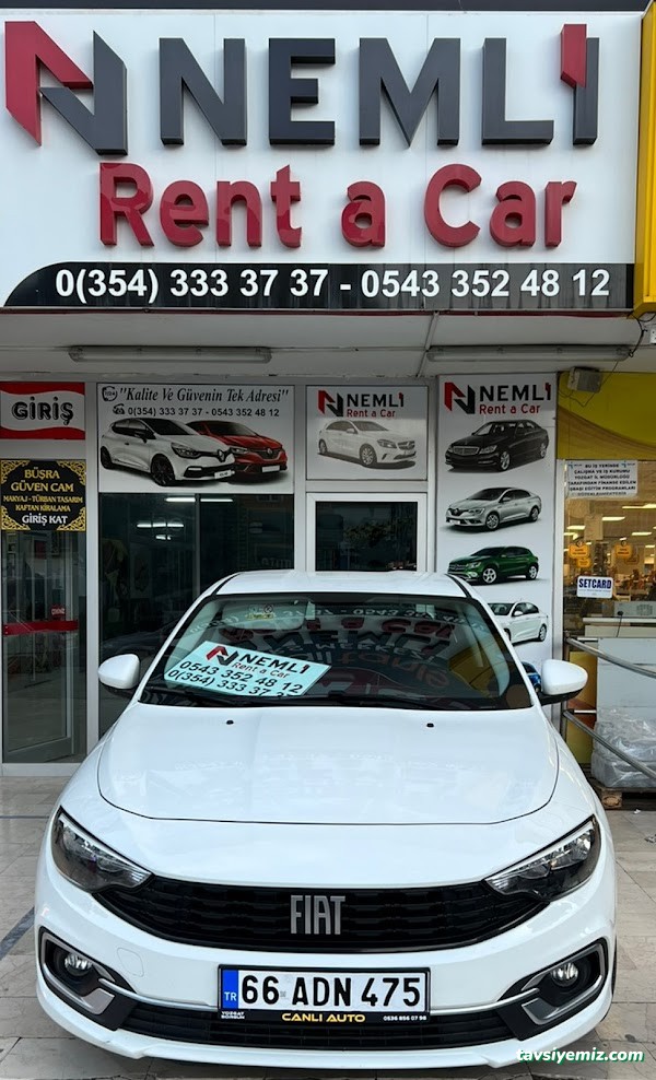 Nemli Rent A Car - Yozgat Araç Kiralama - Yozgat Oto Kiralama