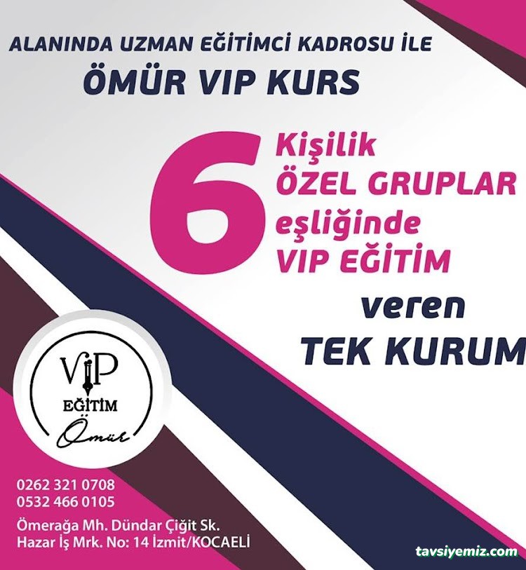 İzmit Birebir Özel Ders