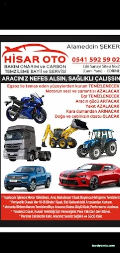 Edirne Partükül Egr Turbo Enjektör Katalizatör Temizleme